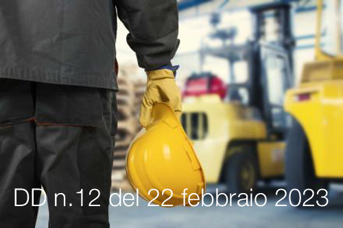 Decreto Direttoriale n 12 del 22 febbraio 2023