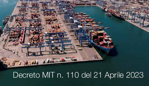 Decreto MIT n  110 del 21 Aprile 2023