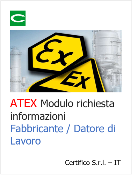 ID 19418 ATEX richiesta informazioni