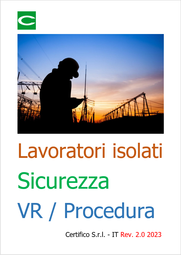 Lavoratori isolati Sicurezza