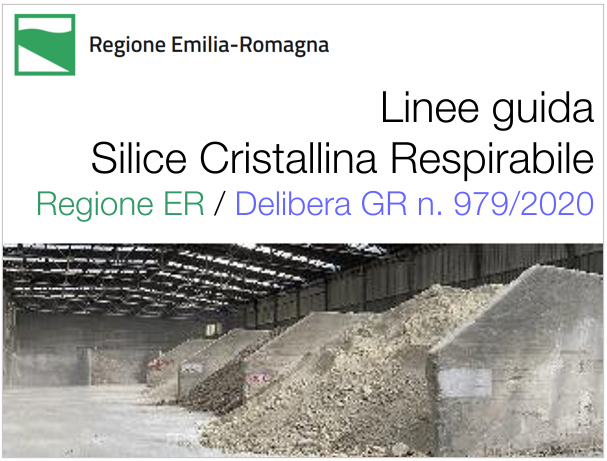 Linee guida lavoratori esposti Silice Cristallina Respirabile ER 2020