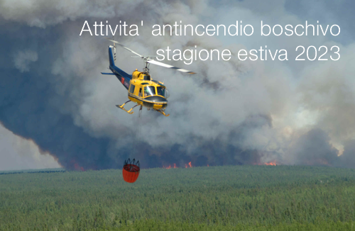 Attivita  antincendio boschivo per la stagione estiva 2023