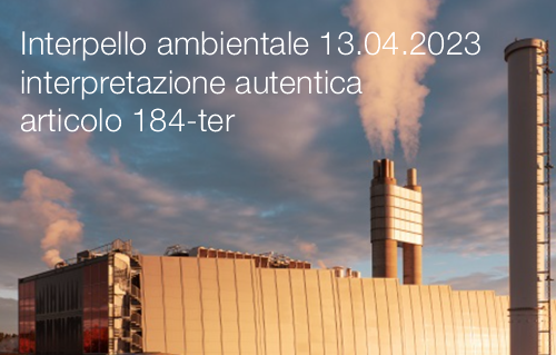 Interpello ambientale 13 04 2023