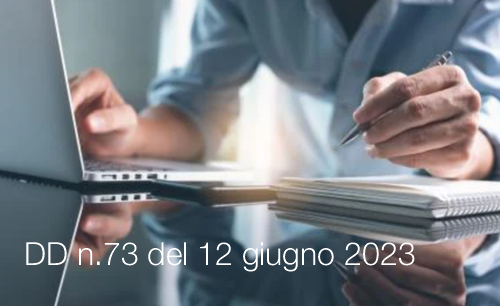 DD n 73 del 12 giugno 2023