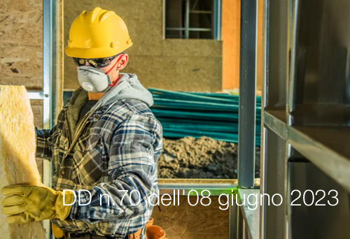 Decreto Direttoriale n 70 dell 08 giugno 2023