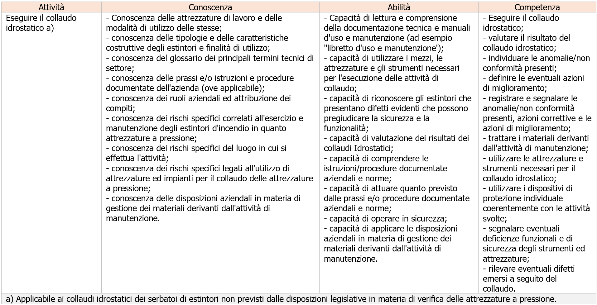 Il manutentore di estintori d incendio   Prospetto 5