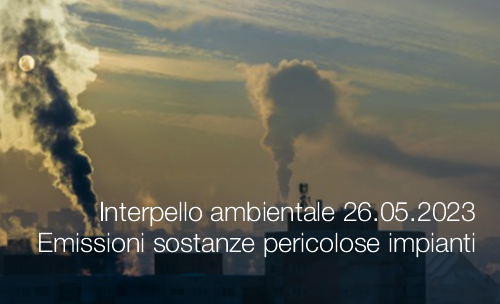 Interpello ambientale 26 05 2023   Emissioni sostanze pericolose impianti