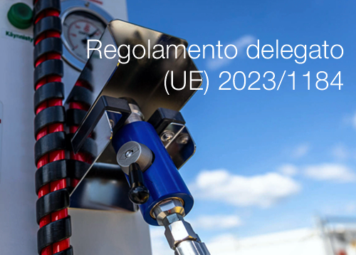 Regolamento delegato  UE  2023 1184