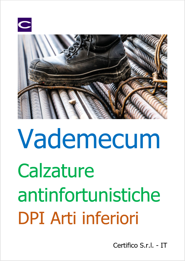 Vademecum calzature antinfortunistiche