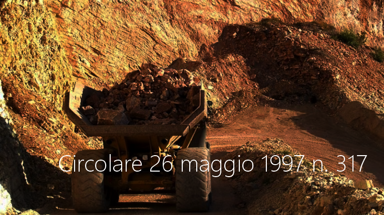 Circolare 26 maggio 1997 n  317