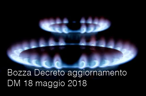 Bozza Decreto aggiornamento DM 18 maggio 2018