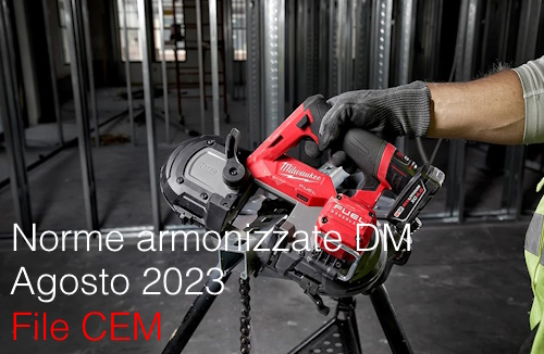 Norme armonizzate Agosto 2023 Direttiva Macchine