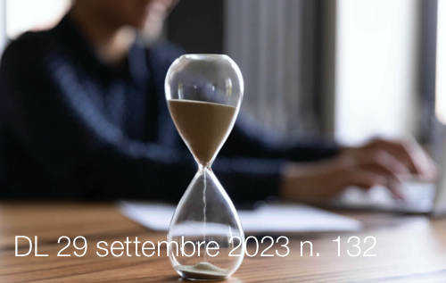 Decreto Legge 29 settembre 2023 n  132