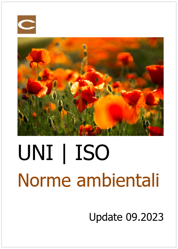 Le norme ambientali UNI e ISO   Sett  2023