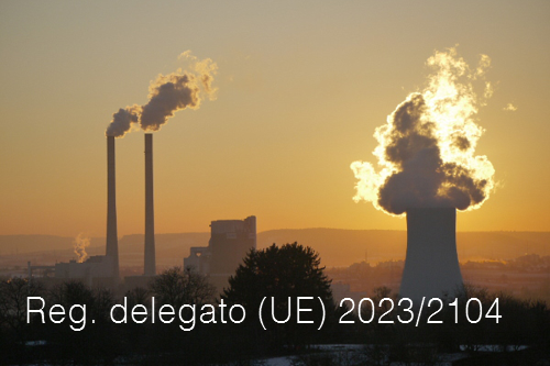 Regolamento delegato  UE  2023 2104