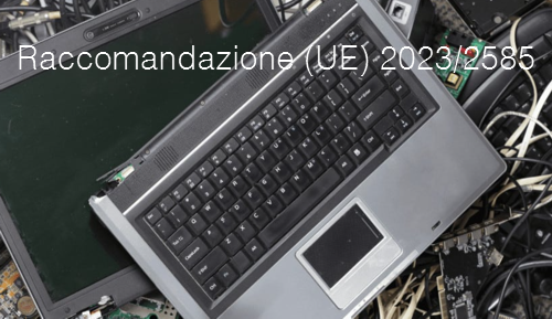 Raccomandazione  UE  2023 2585   Restituzione piccola elettronica di consumo