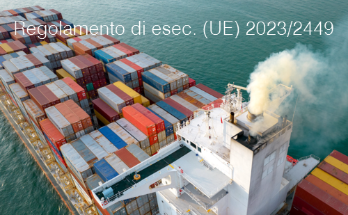 Regolamento di esecuzione  UE  2023 2449