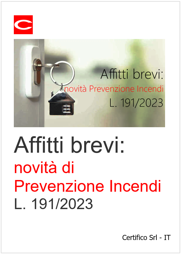 Affitti brevi   Novita  di Prevernzxione Incendi L  191 2023