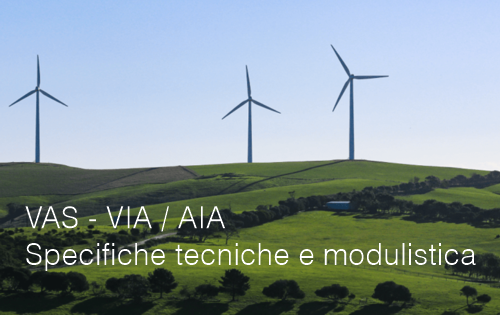 VAS   VIA  AIA   Specifiche tecniche e modulistica