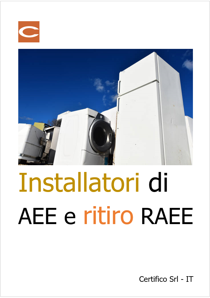 Installatori di AEE e ritiro di RAEE