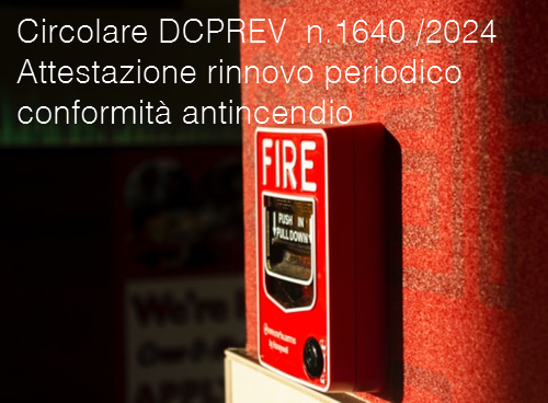 Circolare DCPREV prot  n 1640 del 1  febbraio 2024