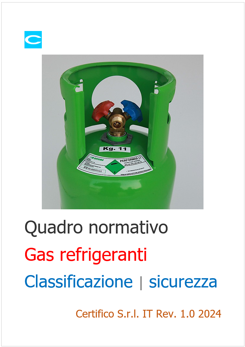 Gas refrigeranti   quadro normativo classificazione e sicurezza 2024