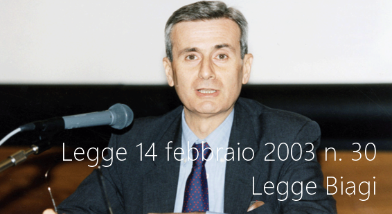 Legge 14 febbraio 2003 n  30   Legge Biagi