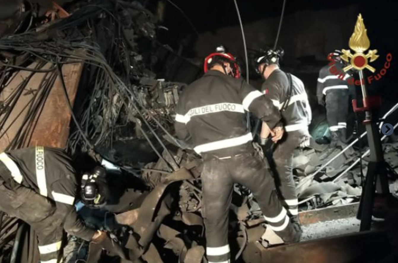 Esplosione centrale idroelettrica bacino di Suviana   Foto 2