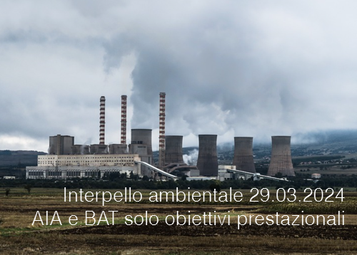 Interpello ambientale 29 03 2024