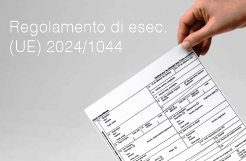 Regolamento di esecuzione  UE  2024 1044