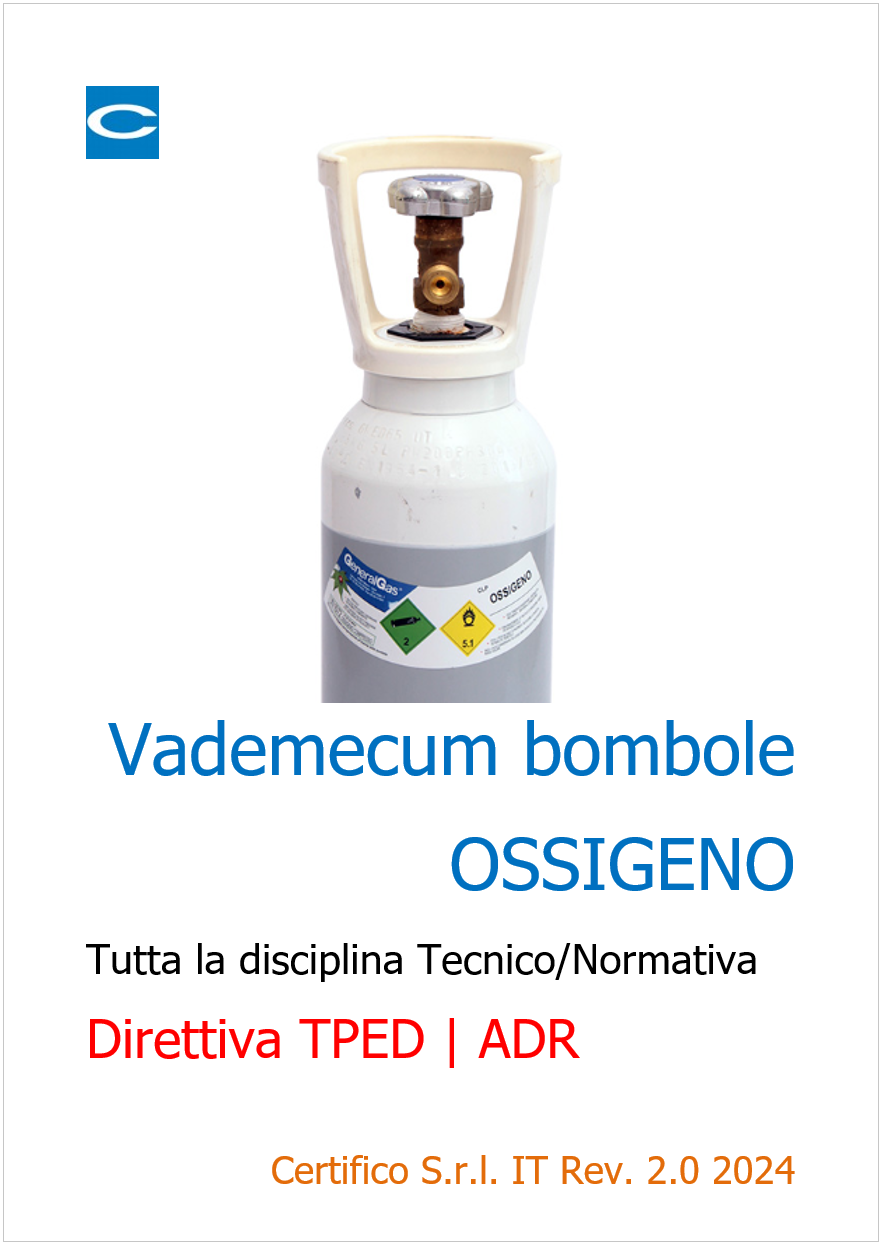 Vademecum bombole ossigeno 2024