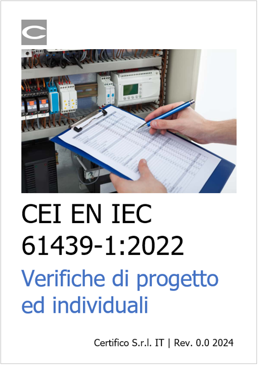 CEI EN IEC 61439 1 Verifiche