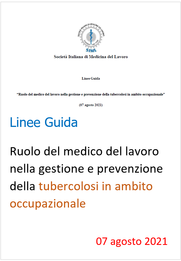 Ruolo MC nella gestione e prevenzione della tubercolosi sul lavoro