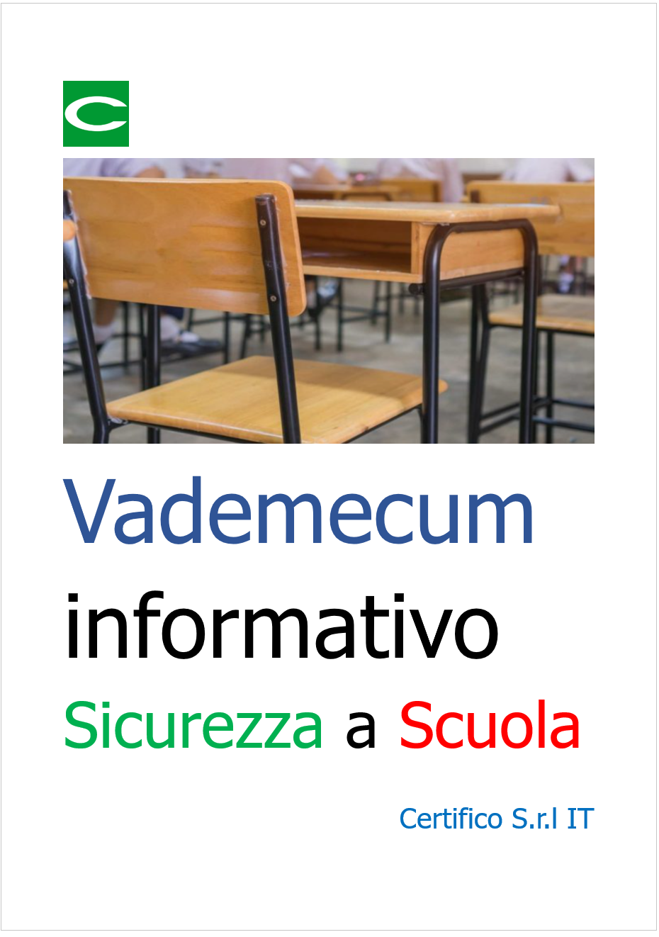 Vademecum informativo Sicurezza a scuola 2024