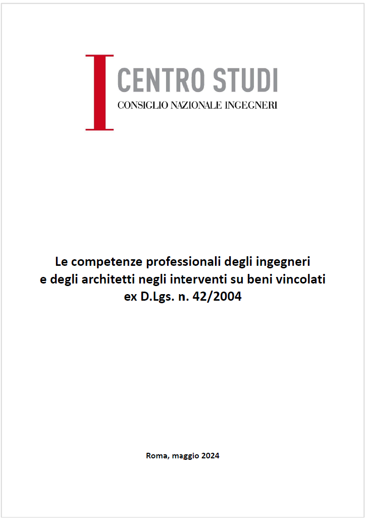 Le competenze professionali ingegneri e architetti beni vincolati