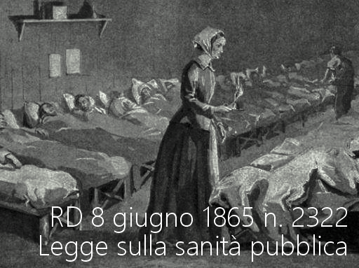 Regio Decreto 8 giugno 1865 n  2322   Legge sulla sanit  pubblica