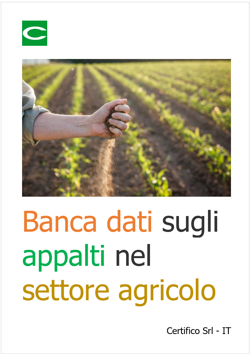 Banca dati sugli appalti nel settore agricolo