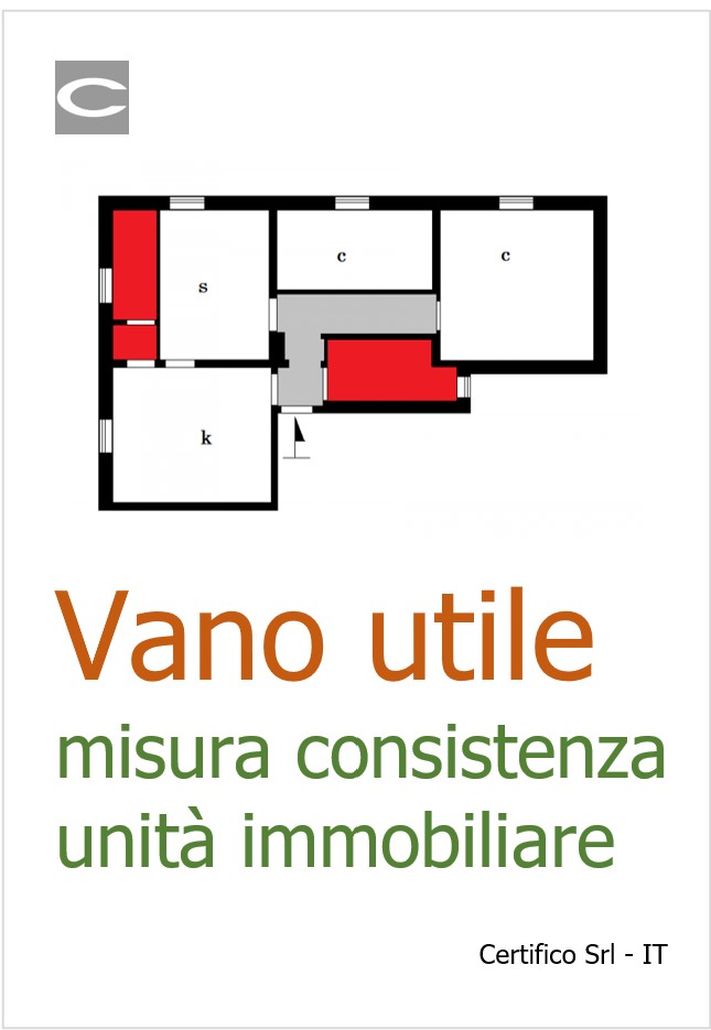 Il vano utile   misura della consistenza dell unit  immobiliare