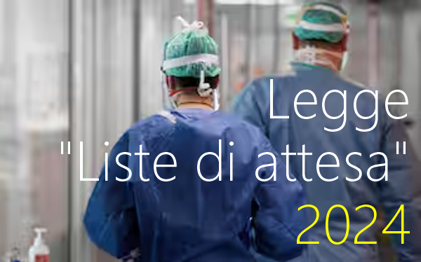 Legge   Liste di attesa 2024