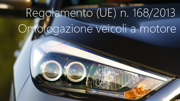 Regolamento  UE  n  168 2013