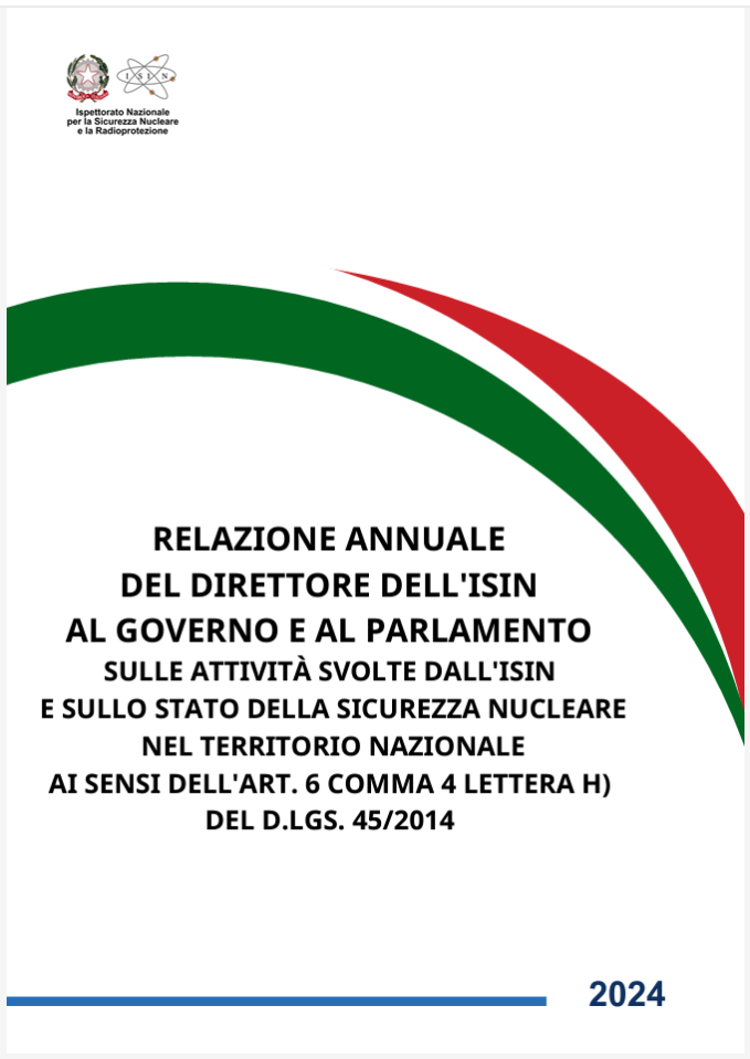 Relazione annuale 2024 del Direttore dell ISIN al Governo e al Parlamento