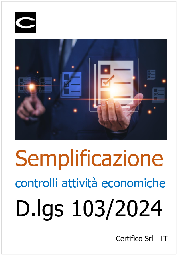 Semplificazione controlli attivit  economiche   D lgs 103 2024