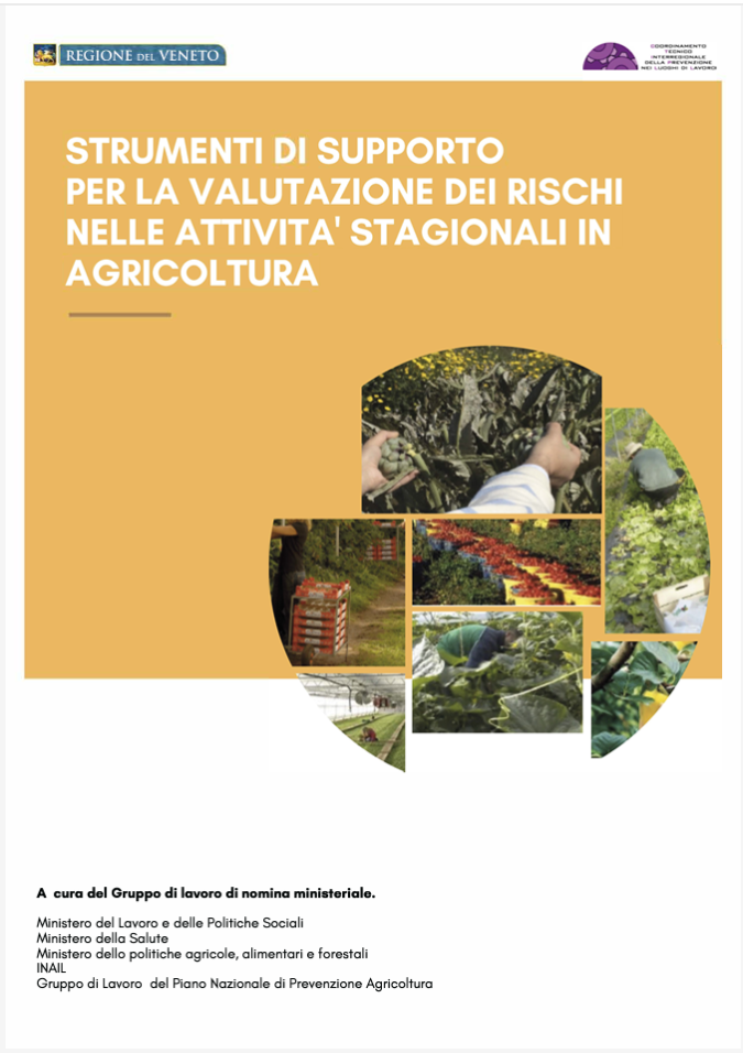 Strumenti di supporto per la valutazione dei rischi nelle attivit  stagionali in agricoltura