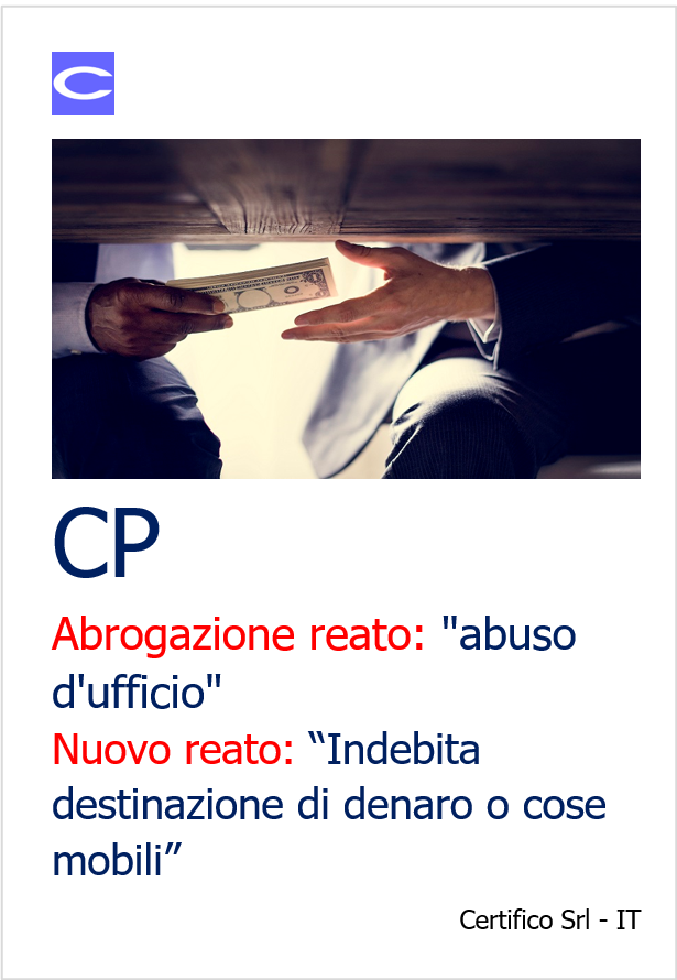 Abrogazione reato Abuso d ufficio