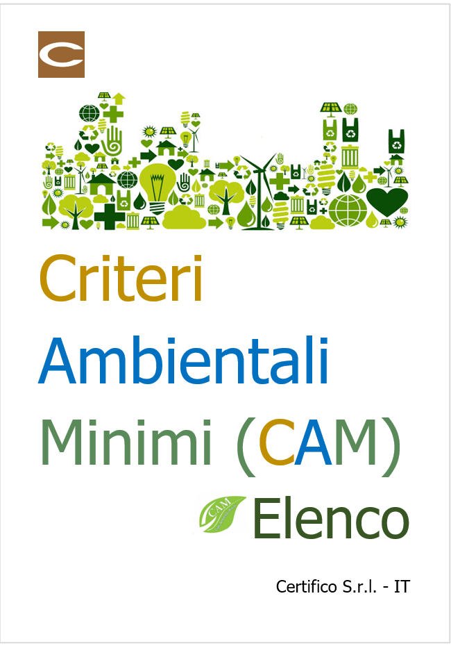 Criteri Ambientali Minimi  CAM    Elenco