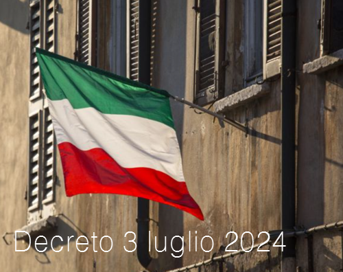 Decreto 3 luglio 2024