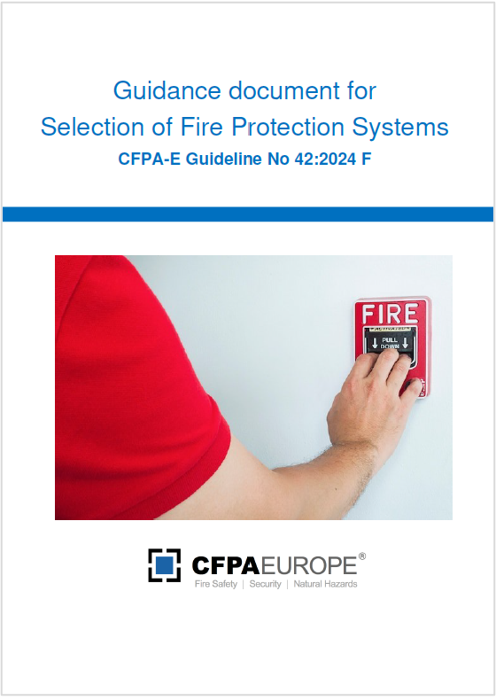 Guidance document for Selection of Fire Protection Systems   CFPA 2024