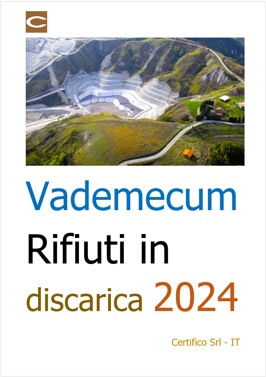 Vademecum rifiuti in discarica 2024 