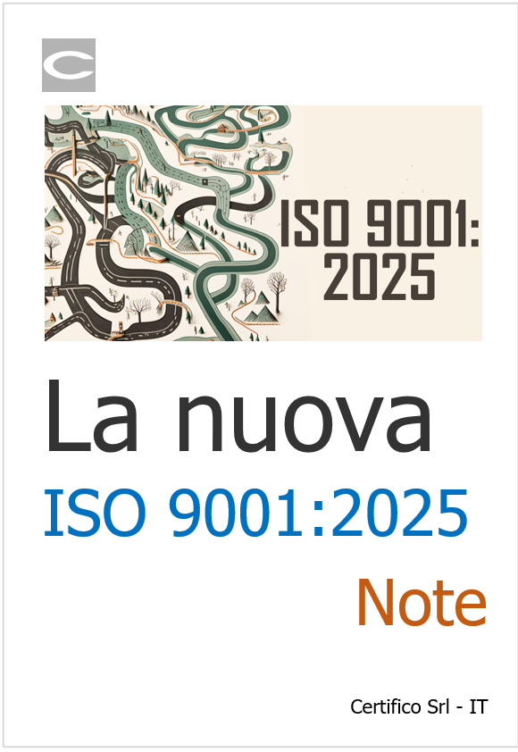 La nuova ISO 9001 2025   Note