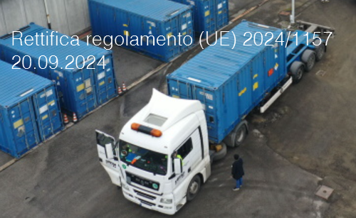 Rettifica regolamento  UE  2024 1157   20 09 2024